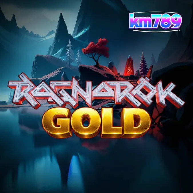 Tampilan grid 5x5 Ragnarok Gold dengan elemen mitologi Norse yang epik